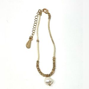 New Free People Bohemian Pearl Beaded Anklet